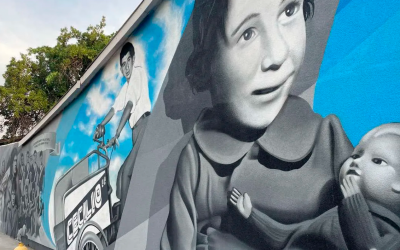 Inauguran mural “Historia del Humo” en la Población de Las Viudas de Rancagua